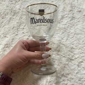 Maredsous beer glass